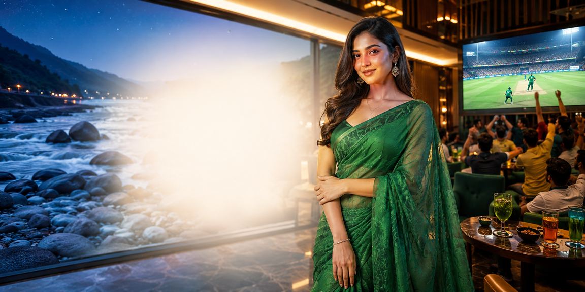 সিলেটে শাড়ি পরিহিত নারীর মোবাইলে ক্রিকেট বেটিং উপভোগের দৃশ্য